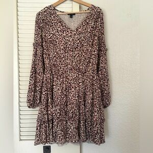 Jessica Simpson Women’s/Juniors Dress, size L, ruffles, tie